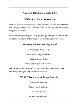 Tập làm văn lớp 5: Mở bài tả cơn mưa rào