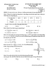 Đề thi thử tốt nghiệp THPT năm 2025 môn Toán sở GD&ĐT An Giang