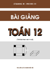 Ứng dụng đạo hàm để khảo sát và vẽ đồ thị hàm số Toán 12 KNTTVCS – Lê Quang Xe