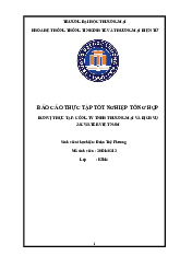 Báo cáo Thực Tập Ngành TMĐT tại Cty TNHH Jacwater Việt Nam