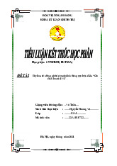 Tiểu luận: Giá trị gia đình “Nơi để về” môn Chủ nghĩa xã hội khoa học | Học viện Ngân hàng