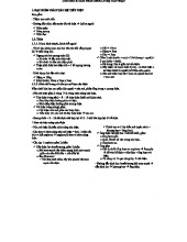 CHƯƠNG 8: GIẢI PHẪU SINH LÝ HỆ TIẾT NIỆU VÀ CÁC CHỨC NĂNG CỦA THẬN