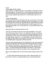 Bài tập Triết học Mác - Lênin - Định nghĩa vật chất của lênin | Đại học Nội Vụ Hà Nội