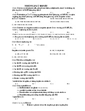 200 câu hỏi trắc nghiệm | Hóa dược | Trường Đại học Y Dược , Đại học Quốc gia Hà Nội