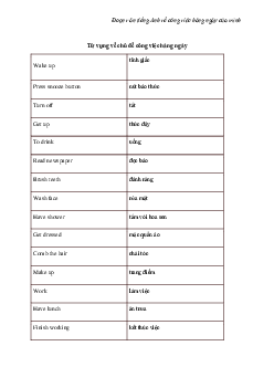 TOP 36 mẫu Đoạn văn tiếng Anh về công việc hàng ngày của mình | Tiếng anh 12