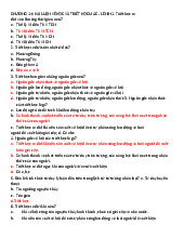 Trắc nghiệm chương 1 Triết học Mác Lênin | Đại học Lạc Hồng