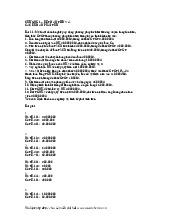 Bài tập Kế toán tài chính (Có lời giải) | Đại học Đồng Tháp