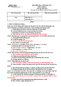 Đề thi giữa học kì 1 môn Hoạt động trải nghiệm hướng nghiệp 8 năm 2023 - 2024 sách Kết nối tri thứ - Đề 2