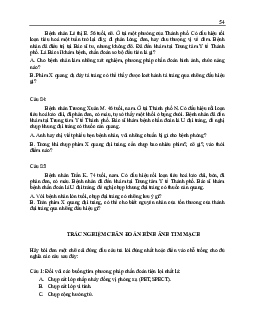 TOP 90 câu hỏi trắc nghiệm Chẩn đoán hình ảnh tim mạch (có đáp án) | Đại học Y Hà Nội