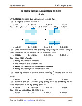 Đề thi giữa học kì 2 Toán 5 Cánh diều