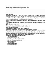 Trêu hay chêu là đúng chính tả?