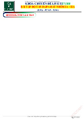 Bài tập Độ tan hợp chất nhóm IA + IIA môn Hoá học đại cương | Trường Đại học Bách khoa - Đại học Quốc gia Thành phố Hồ Chí Minh