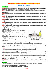 Đề Cương Ôn Tập Học Kỳ 1 Vật Lí 12 Cánh Diều 2025-2026
