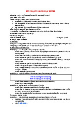 Kế hoạch giảng dạy của Trung tâm Tiếng Anh