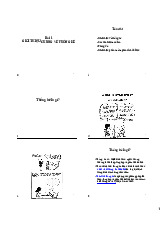 Bài 1: Giới thiệu chung về Thống kê môn Thống kê trong kinh tế và kinh doanh | Trường Đại học Kinh Tế Quốc Dân