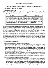 ĐỀ CƯƠNG ĐÁNH GIÁ GIÁO DỤC(2023)
