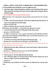 Bản tổng hợp thảo luận luật doanh nghiệp | Trường Đại học Kinh tế – Luật