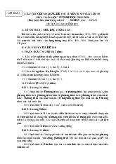 Cấu trúc định dạng đề tuyển sinh vào 10 toán năm 2025 - 2026
