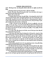 GỢI Ý NỘI DUNG HỌC THI LỊCH SỬ ĐẢNG