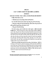 Các vấn đề cơ bản về quan hệ lao động -  Quản trị nhận lực | Trường Đại học Lao động - Xã hội
