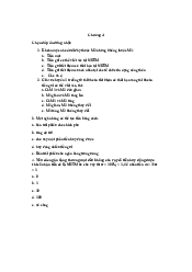Câu hỏi trắc nghiệm chương 4 - Kinh tế vĩ mô | Trường Đại học Lao động - Xã hội