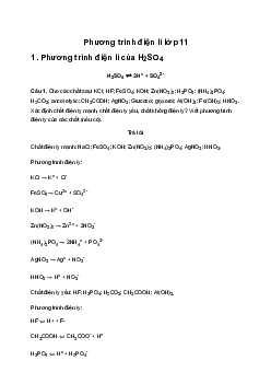 Hóa học lớp 11 Bài 9: Ôn tập chương 2  sách Kết Nối Trí Thức