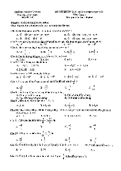 Đề thi học kỳ 1 Toán 7 năm 2020 – 2021 phòng GD&ĐT Ân Thi – Hưng Yên