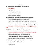 BÀI TẬP CHƯƠNG 3 PHÁP LUẬT ĐẠI CƯƠNG