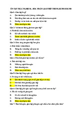 Ôn tập trắc nghiệm môn Giao tiếp kinh doanh | Học viện Ngân hàng