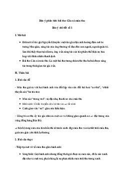 Văn mẫu 10: Phân tích bài thơ Câu cá mùa thu của Nguyễn Khuyến (3 Dàn ý + 17 mẫu) | Cánh diều