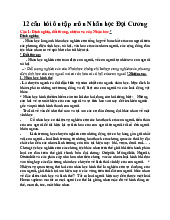 12 câu hỏi ôn tập Môn Nhân học đại cương | Đại học Sư Phạm Hà Nội