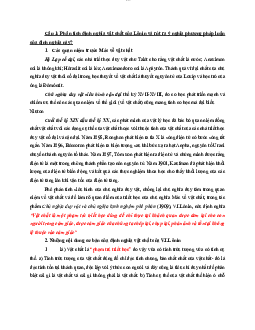 Triết học mác lênin đề cương kì 1 cho sinh viên | Đại học sư phạm Hà nội 