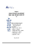 Human resource managenment - Báo cáo đề án cuối kỳ | Đại học Hoa Sen