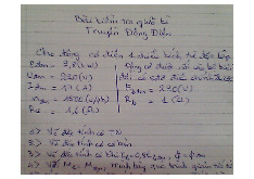 Tài liệu ôn tập giữa kỳ môn Truyền động điện| Môn truyền động điện| Trường Đại học Bách Khoa Hà Nội
