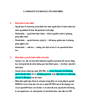 Tài liệu ôn tập Luật Hành chính hệ chuẩn | Trường Đại học Luật, Đại học Quốc gia Hà Nội