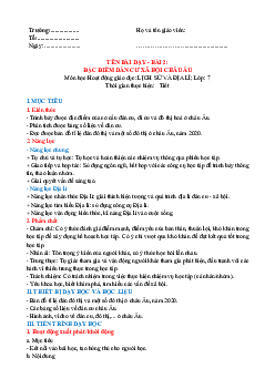 Giáo án Địa lí 7 Bài 2 sách Kết nối tri thức