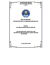 Báo cáo môn học: Các triều đại phong kiến Việt Nam - Nhóm 9 (73DCTM)