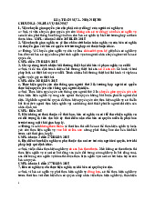 Đề cương môn Luật dân sự - Trường Đại học lao động -  xã hội.