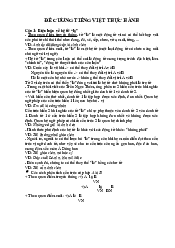 Đề cương tiếng việt thực hành - Việt ngữ học | Đại Học Hà Nội