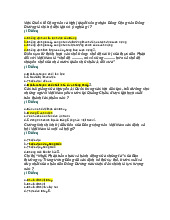 Ôn tập LSĐ/ Trường đại học Nguyễn Tất Thành