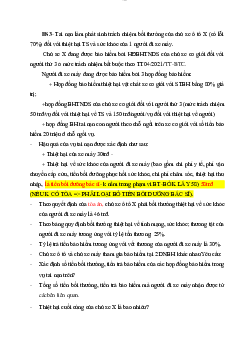 Bài tập tình huống ôn tập Pháp luật về bảo hiểm | Học viện tài chính