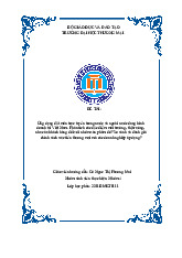 Ứng Dụng Đặt Món Trực Tuyến tại Việt Nam | Bài thảo luận marketing căn bản