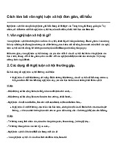 Cách làm bài văn nghị luận xã hội đơn giản, dễ hiểu | Ngữ văn 9