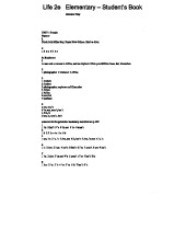 A1-A2 SB AK - Life 2e Elementary Student Book Answer Key