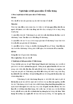 Nghị luận xã hội quan niệm về thần tượng Ngữ Văn 10 sách Chân Trời Sáng Tạo