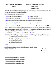 Đề thi thử tốt nghiệp THPT 2025 môn Vật lí bám sát đề minh họa - Đề 35