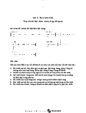 Lab 5 - Thực hành SQL - Truy vấn dữ liệu - Gom nhóm, lồng, kết ngoài - Khoa học dữ liệu | Trường Đại học Khoa học Tự nhiên, Đại học Quốc gia Thành phố Hồ Chí Minh