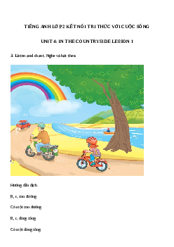 Unit 4 In the countryside Lesson 2 trang 18 | Tiếng Anh 2 Global Success