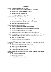 Câu hỏi ôn tập môn Kinh Tế Vĩ Mô | Trường Đại học Mở Thành phố Hồ Chí Minh