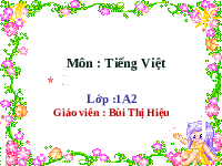 Giáo án điện tử Tiếng việt 1 bài 4 Chân trời sáng tạo : Học vần : ng, ngh